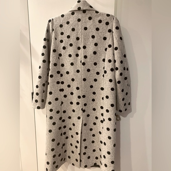 ASOS Polka Dot Coat Size 4 - Picture 2 of 8